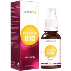 Vitamin B12+B6+Folsäure Mediakos Vital Spray
