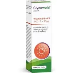 Glycowohl Vitamin D3 1000 I.E. + K2 30 µg Tropfen