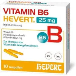 VITAMIN B HEVERT Vitamin B6 Hevert 25 mg Injektionslösung