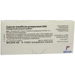 Cuprum Metallicum Praep. D30 Ampullen