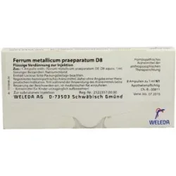 Ferrum Metallicum Praeparatum D8 Ampullen