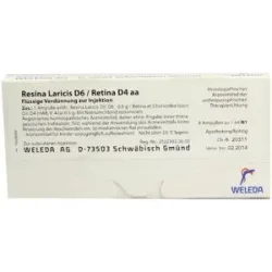 Resina Laricis/ D6 Retina D4 aa Ampullen