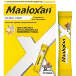 Maaloxan 25 mVal Liquid Beutel Sahne-Karamell bei Sodbrennen