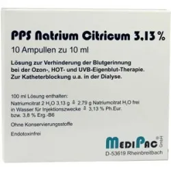 Natriumcitrat 3,13% Ampullen