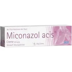 Miconazol acis Creme