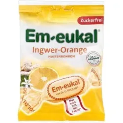 Em-eukal Em Eukal Bonbons Ingwer Orange zuckerfrei