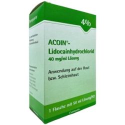 Acoin Lidocainhydrochlorid 40 mg/ml Lösung