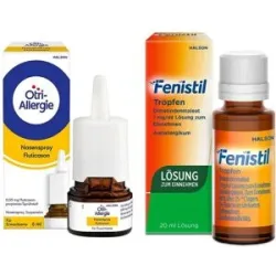 Otriven Otri-Allergie Nasenspray Fluticason + Fenistil Tropfen