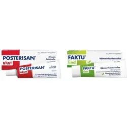 Posterisan akut + Faktu Lind Hämorrhoidensalbe