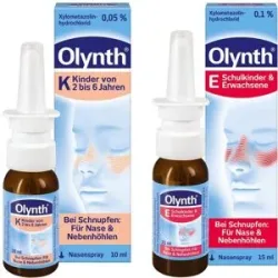 Olynth Kinder 0,05 % Dosierspray + Erwachsene 0,1 % Nasenspray