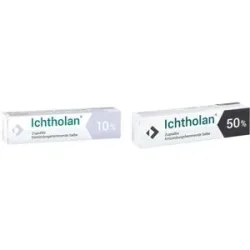 Ichtholan Zugsalbe 10% + Zugsalbe 50%