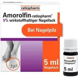 Amorolfin-ratiopharm Amorolfin ratiopharm 5% - bei Nagelpilz