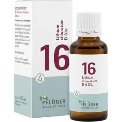 Schüßler Biochemie Pflüger 16 Lithium chloratum D6 Tropfen
