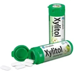 Miradent Xylitol Zahnpflegekaugummi Chewing Gum Kids Apfel