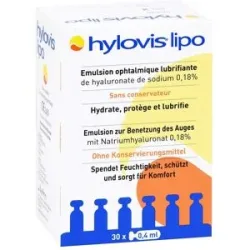 Hylovis lipo Augentropfen Einzeldosispipetten