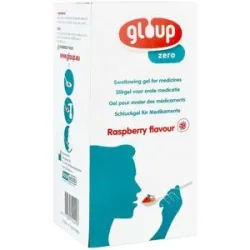 Gloup Zero Medikamenteneinnahme Gel Himbeere