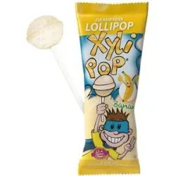 Miradent Xylipop Lolli Zahnpflegelolli Banane
