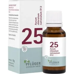 Schüßler Biochemie Pflüger 25 Aurum Chlorat.natron.d 12 Gl.