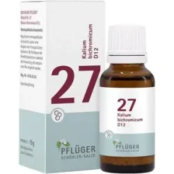 Schüßler Biochemie Pflüger 27 Kalium Bichromicum D12 Globuli
