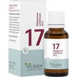 Schüßler-Salze Biochemie Pflüger 17 Manganum Sulfur. D12 Gl.