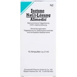 Isotone Nacl-lösung Asmedic Injektionslösung amp.