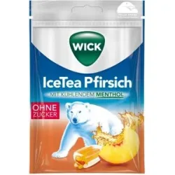 Wick Icetea Pfirsich Bonbons ohne Zucker
