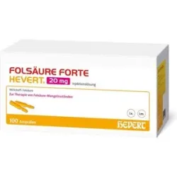Folsäure Forte Hevert 20 mg Injektionslösung Ampullen