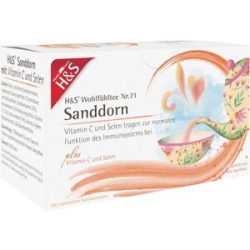 H&S Sanddorn mit Vitaminen C und Selen Filterbeutel