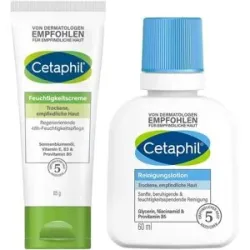 Cetaphil Feuchtigkeitscreme + Reinigungslotion