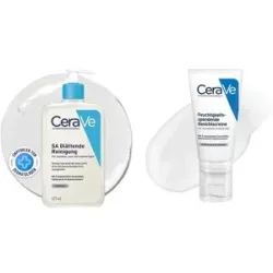 CeraVe Set für unebene Haut: Reinigung & Gesichtscreme