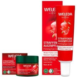 Weleda straffende Nachtpflege & Augenpflege Granatapfel & Maca