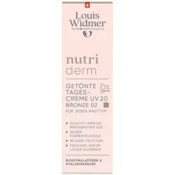 Louis Widmer nutriderm Getönte Tagescreme UV 20 - Bronze 02 o.p