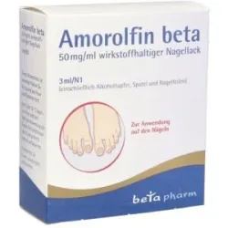 Amorolfin beta 50 mg/ml wirkstoffhalt.Nagellack
