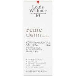 Louis Widmer remederm Körpermilch 5% Urea unparfümiert