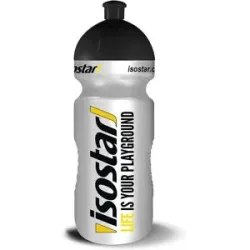 Isostar Push Pull Trinkflasche Silver 650 ml