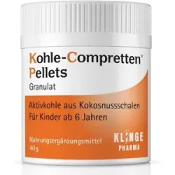 Kohle Compretten Pellets Granulat