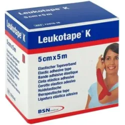 Leukotape K 5 cm rot