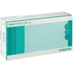 Braun Vasco Nitril light Untersuchungshandschuhe Größe m