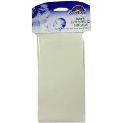 Baby Betteinlagen Gummi 60 x 90 weiss