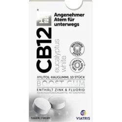 CB12 Boost Eucalyptus White Kaugummi mit Whitening-Effekt