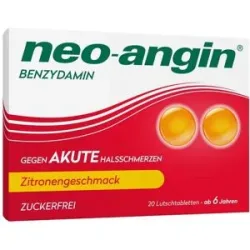 Neo-Angin Neo Angin Benzydamin akute Halsschmerzen Zitrone