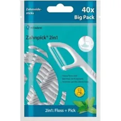 Miradent Zahnpick Zahnseide 2in1 Minze