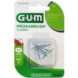 GUM PROXABRUSH CLASSIC Ersatzbürsten 1,1 mm grün (Tanne)