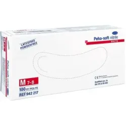 Peha Soft nitrile white Unt.hands. pud.fr. unsteril M
