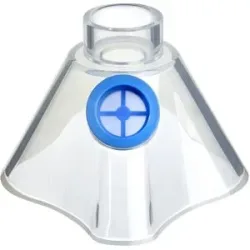 Aponorm Inhalationsgerät Maske Silikon Größe l blau