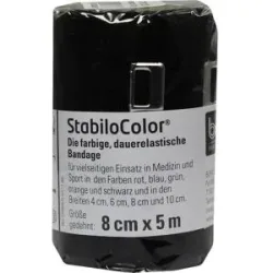 Bort Stabilocolor Binde 8cm schwarz