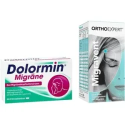 Migravent Kapseln + Dolormin Migräne Filmtabletten