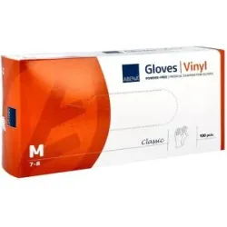 Vinyl Handschuhe puderfrei medium