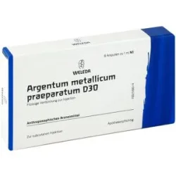 Weleda Argentum Metallicum Praep. D30 Ampullen