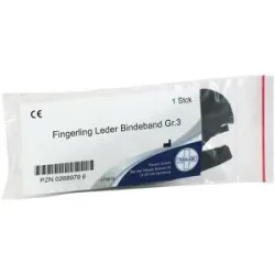 Fingerling Leder Größe 3 mit Bindeband